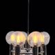 Pair of Chrome Sputnik Chandeliers by Motoko Ishii for Staff 1970