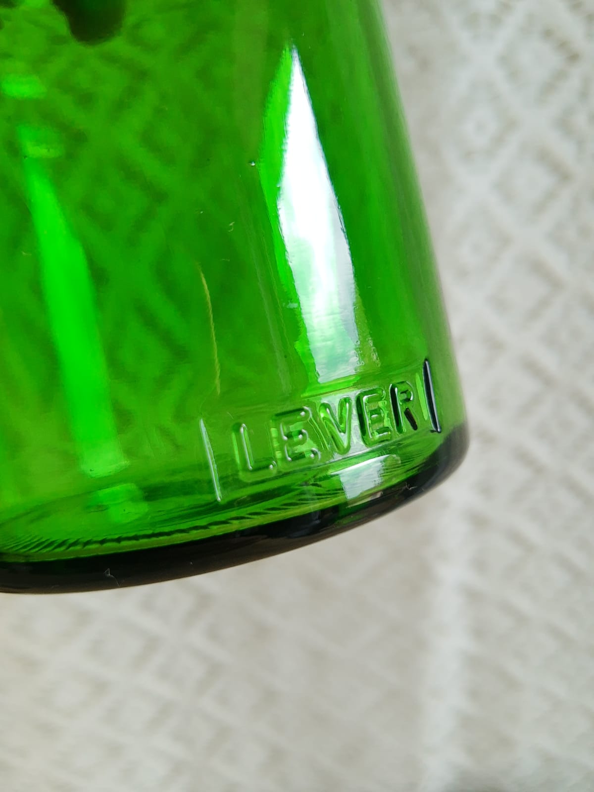 Green apothecary jar jar Old Sunrise