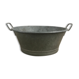 Bassine en zinc ancienne