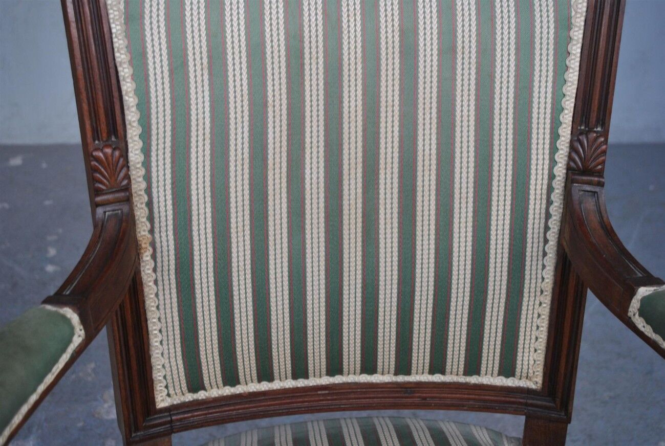 Pair of Louis XVI style chairs late XIXth