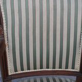 Pair of Louis XVI style chairs late XIXth