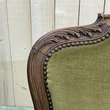 Early 20th century louis XV style bench in walnut