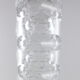 Cylindrical vase faceted crystal of the years 60/70