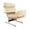 Midcentury Dutch lounge chair in skai vintage design