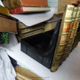 Lot of 4 cd racks for 40 cds - walter scott fake book front - made in uk vintage