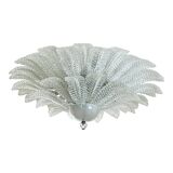 Venetian Leaves Flush Mount in Glass by Simoeng