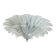 Venetian Leaves Flush Mount in Glass by Simoeng