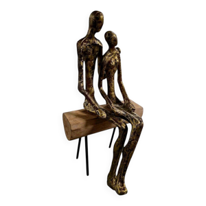 Statue décorative ''Couple