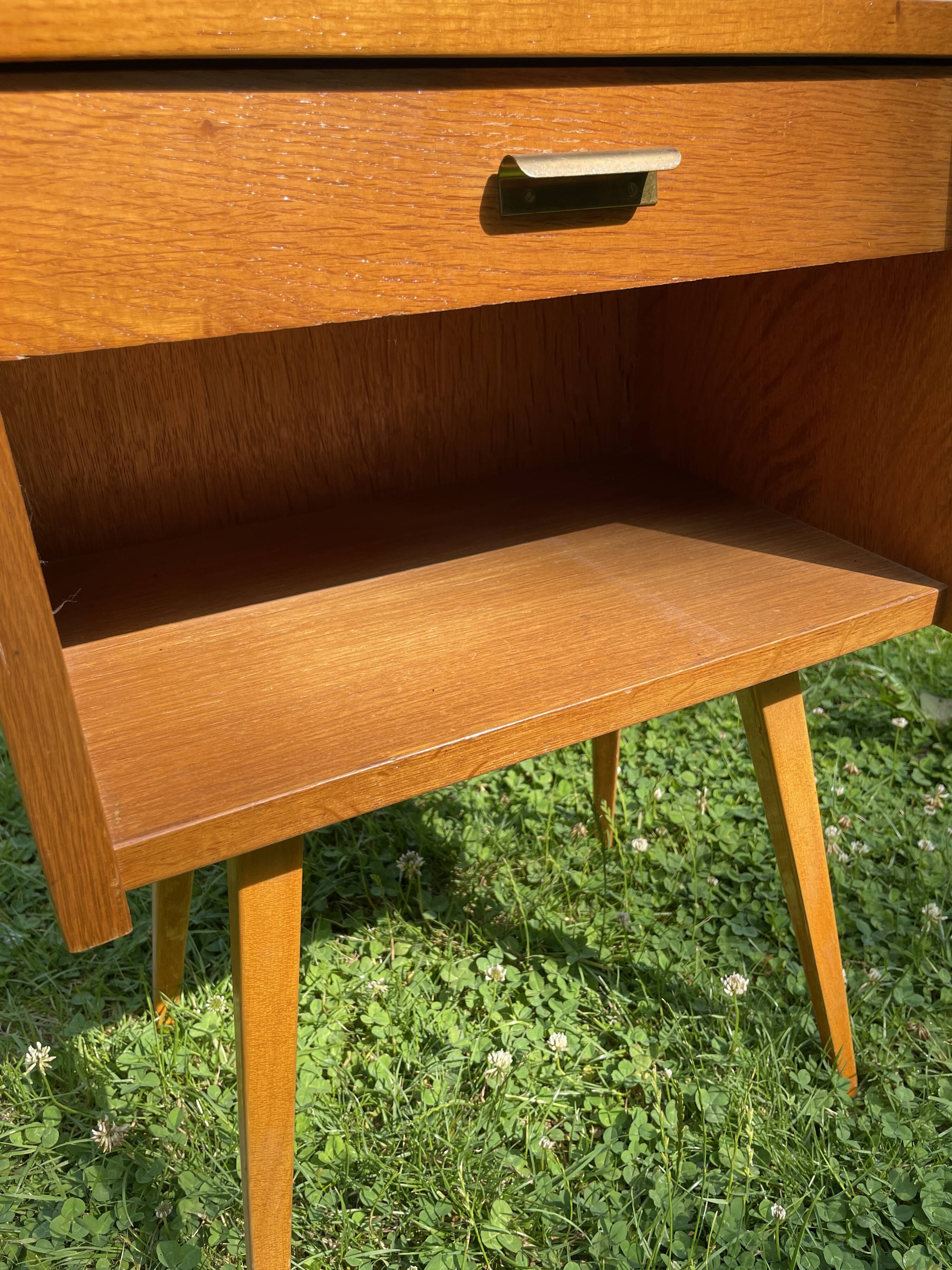 Table de chevet années 70