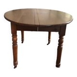 Solid cherry wood table with extension