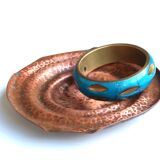 Empty hammered copper pocket by Stefan Szubski