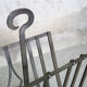Metal magazine rack