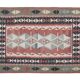 Vintage Turkish kilim, handwoven, 142x220 cm.