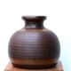 Vase marron grès du Marais années 60