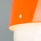 Rare XXL Orange Medusa Pendant Lamp from Guzzini, 1970s