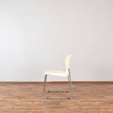 SM400K White Swing Chair by Gerd Lange for Drabert, Set of 4, 1980s