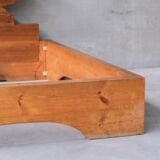 Mario Ceroli Bocca Della Verità Mid-Century Italian Bed for Poltronova