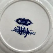 3 flat plates made of ironstone "Cluny" Sarreguemines