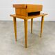 Scandinavian bedside table 50s blond wood