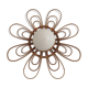 Wall light  'flower' 60s 70s rattan