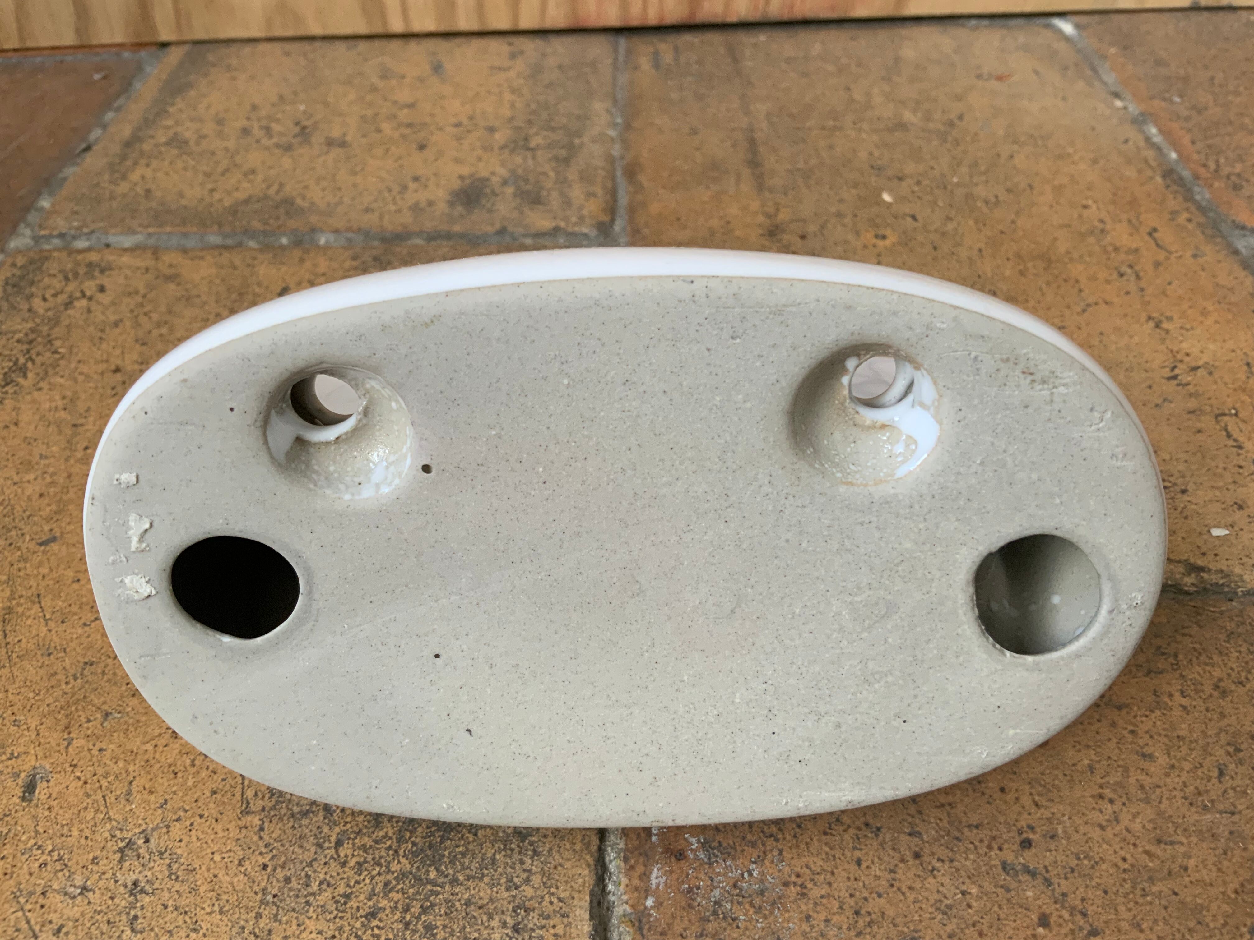 Porcelain soap holder