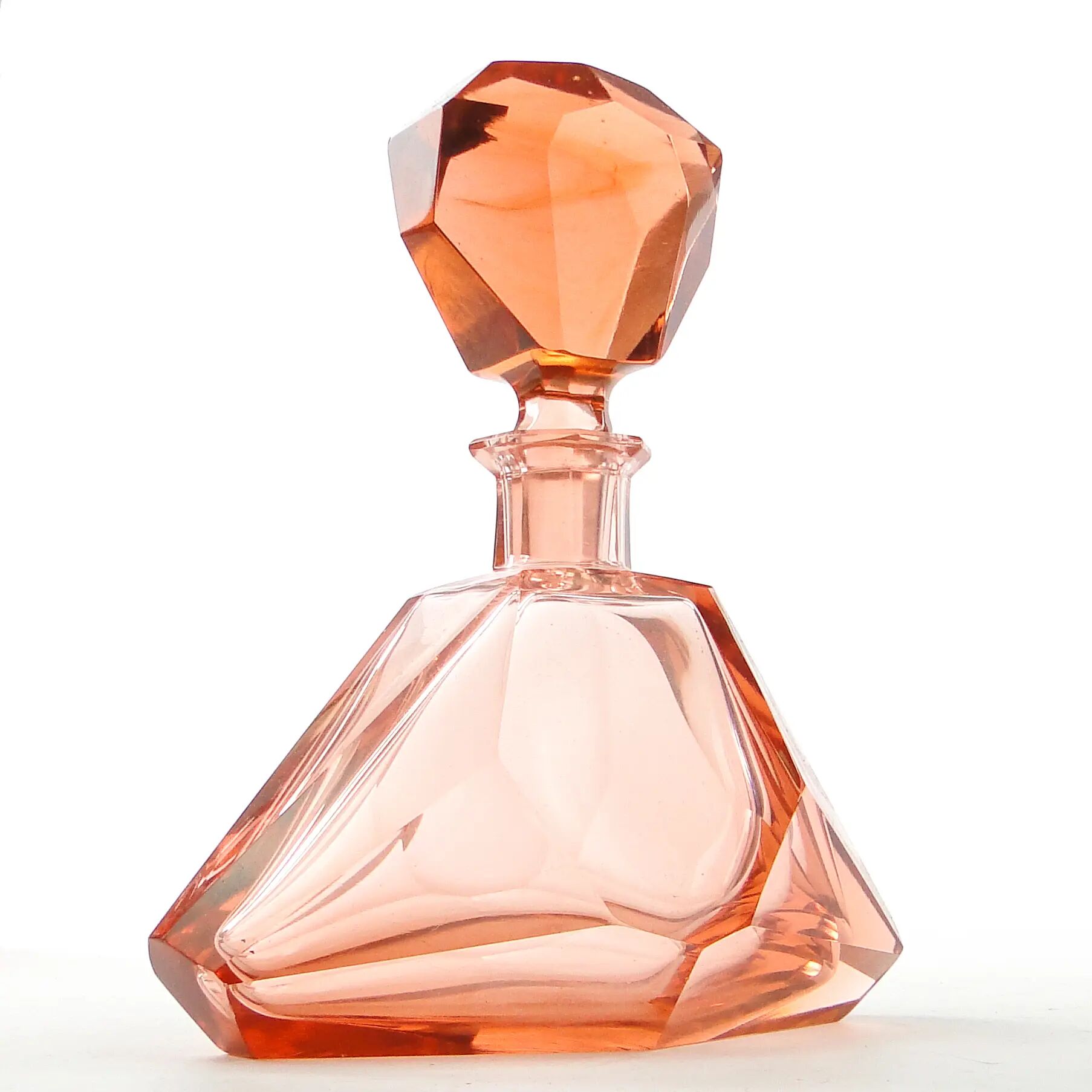 Carafe, Art Deco, crystal, Bohemia, Czechoslovakia, 1930s