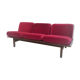 Fully restored 3-seater Scandinavian teak bench