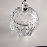 Set of Bohemian crystal salad bowls and candy dishes