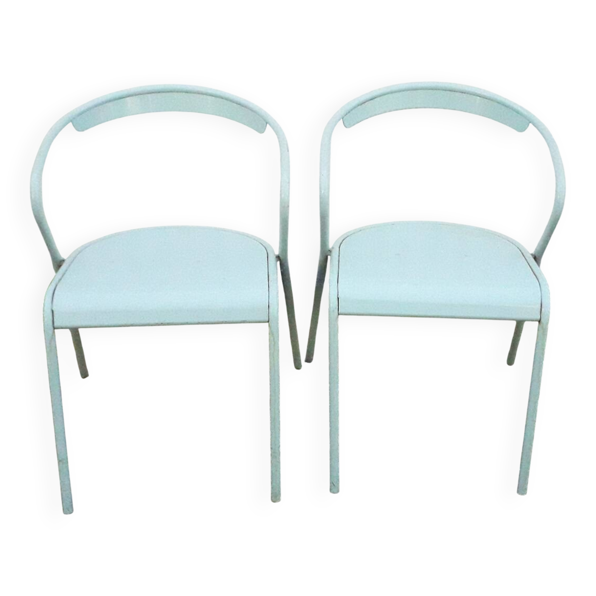 2 Chaises métal