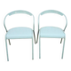 2 Chaises métal