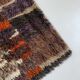 Original Abstract Scandinavian High Pile Abstract Rya Rug Carpet, Finland, 1960s