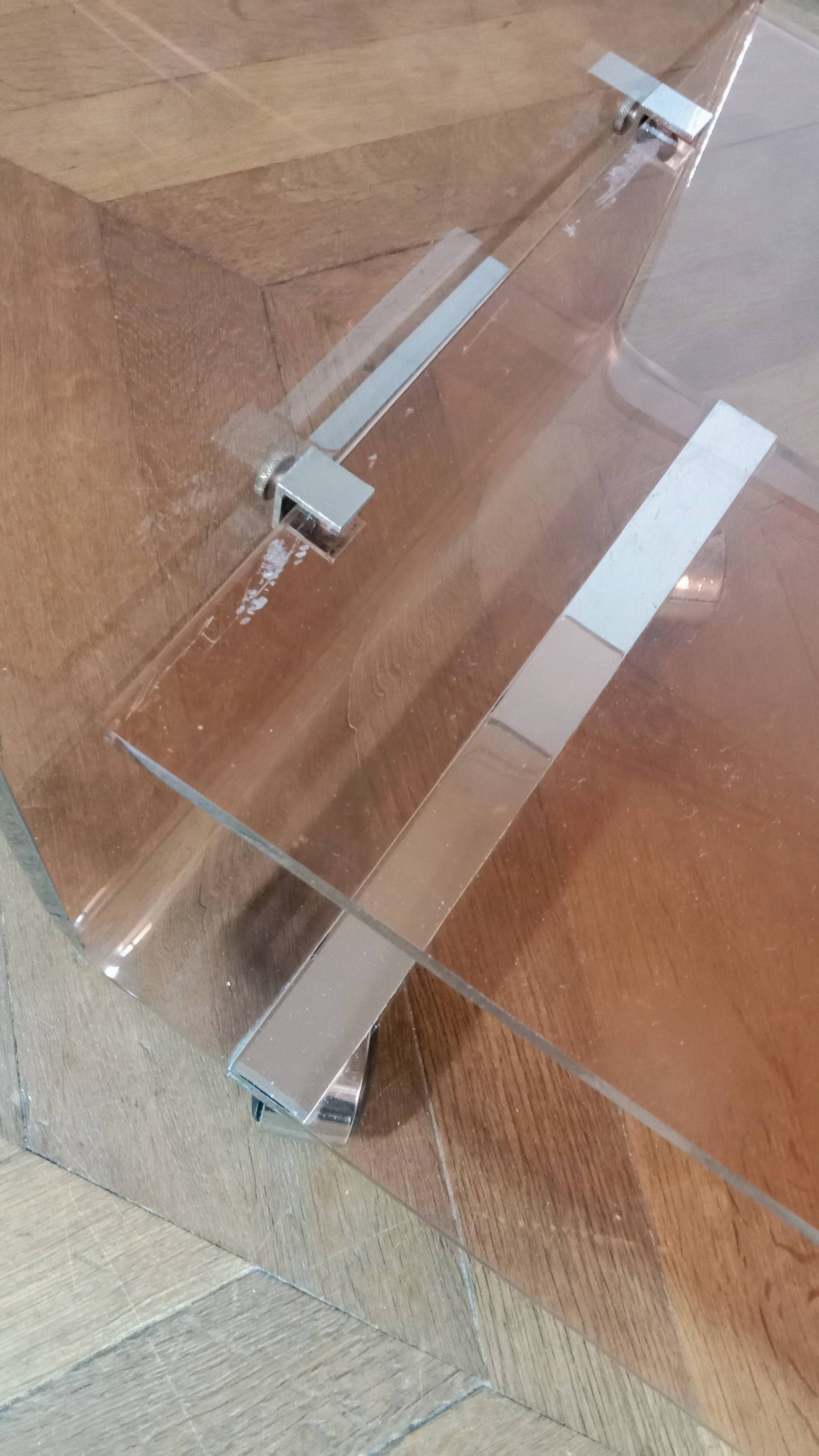 Plexiglas furniture by Michel Dumas