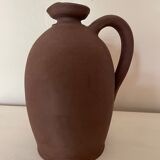 Jar and terracotta bottle