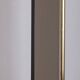 Lampadaire en laiton doré et en verre, conçue par Relux, années 1980