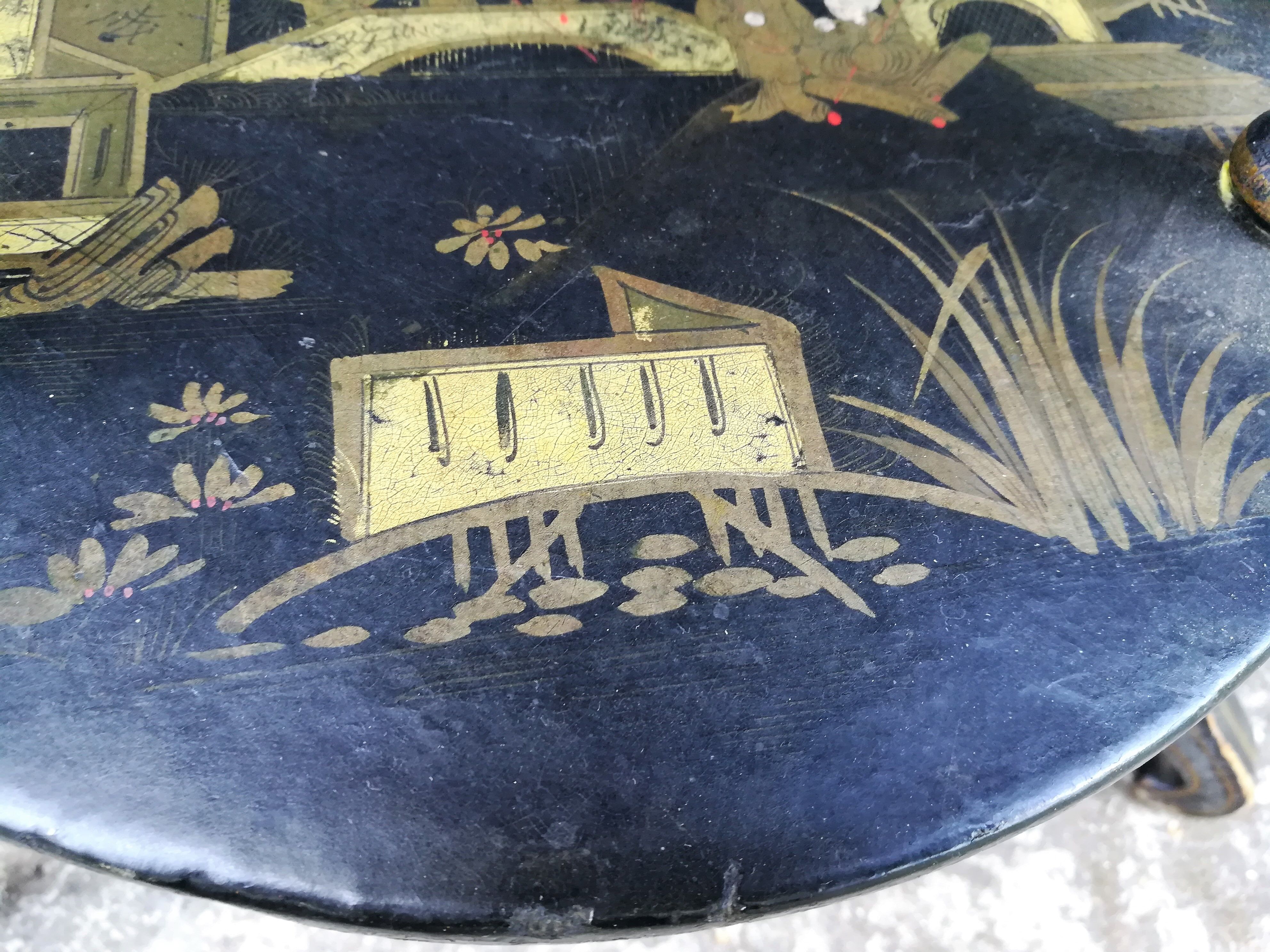 Harness Napoleon III patterned hand painted