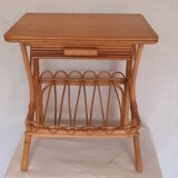 Rattan bedside
