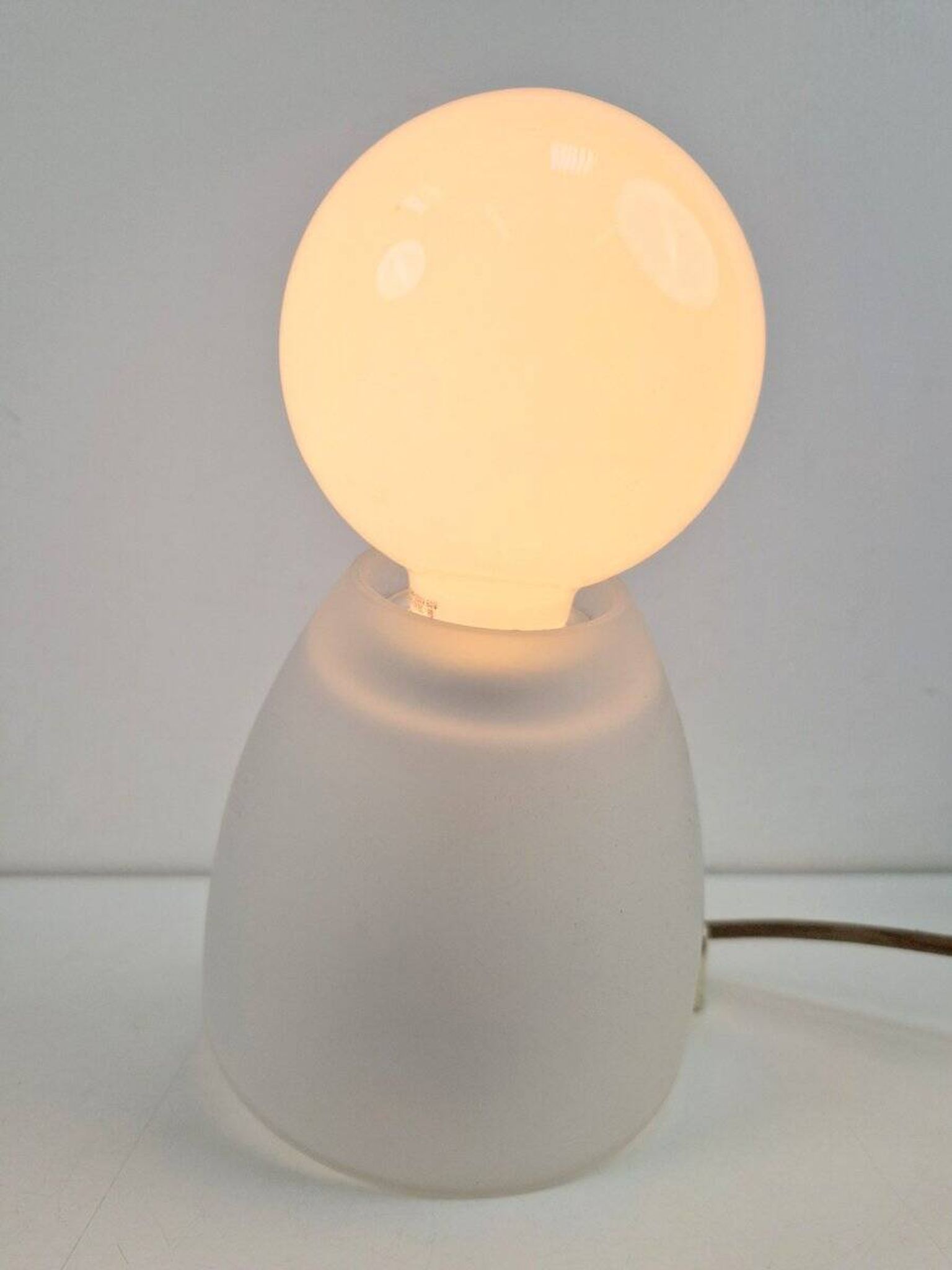 Vintage Glass Ceilling Lamp from by Targetti Sarkey, 1970s