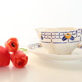 Saucière sarreguemines, ribeauville model, 1930/40, vintage french