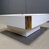 Vintage coffee table attributed to Willy Rizzo, 1970s