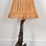 Lampe pieds racine brutaliste