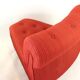 Space Age Modular Curved Sofa In Original Red Fabric, Tatra 1970s