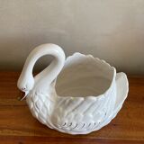 Ceramic swan pot cover