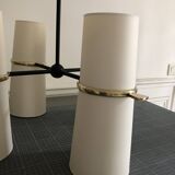 Lustre diabolical 8 lights Maison Lunel 1950