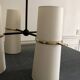 Lustre diabolical 8 lights Maison Lunel 1950