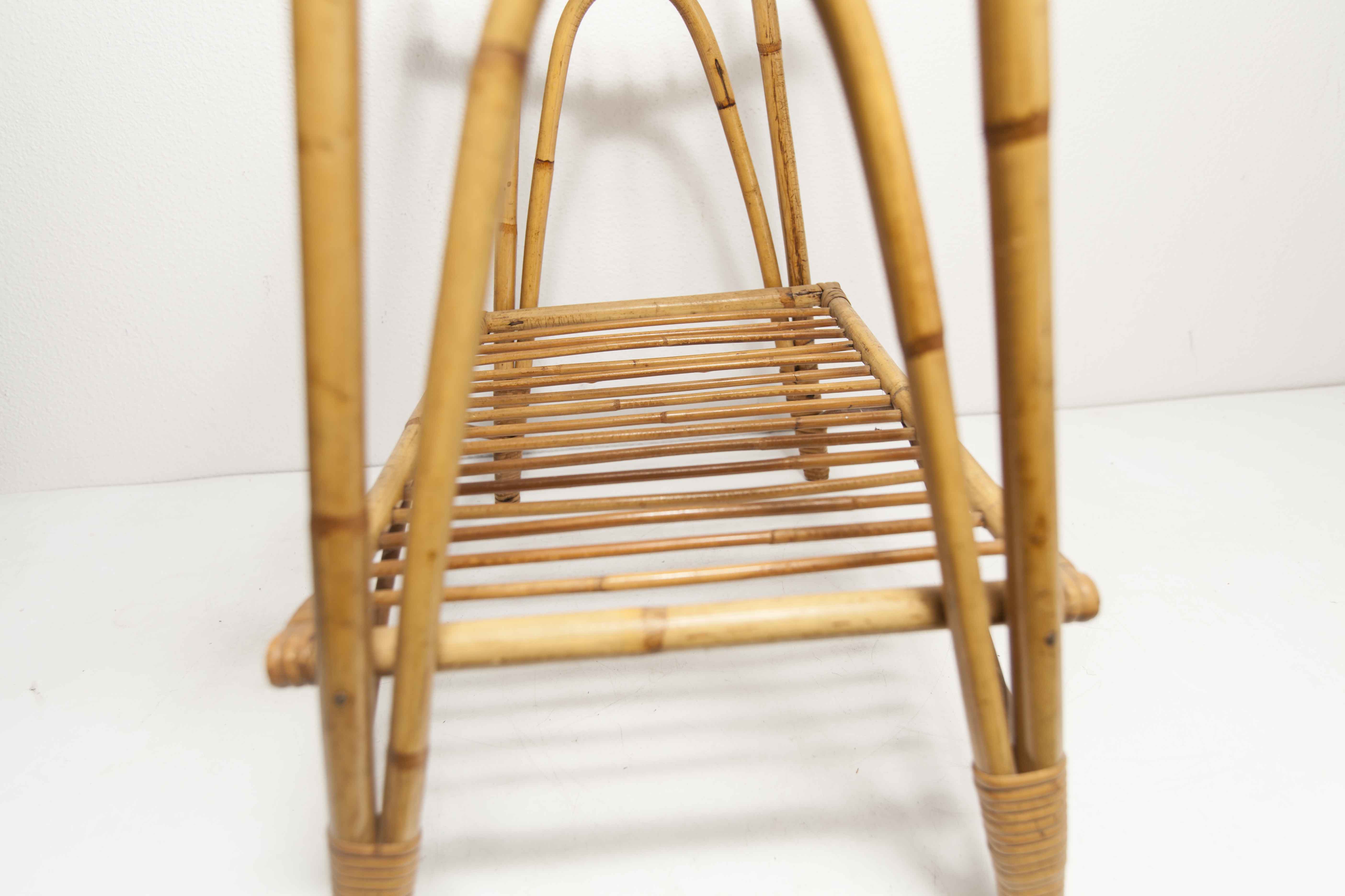 Bamboo magazine holder 1960