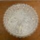 Vintage Molded Glass Wall Light + White Metal Bracket