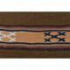 1970s Vintage Turkish Oushak Handmade Wool Cotton Brown Area Rug 167x229