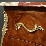 Mahogany chest of drawers, Louis XV style – 1st part of the 20th century