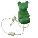JELLY BEAR lamp, green teddy bear night light