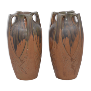 Paire de vases art déco Denbac